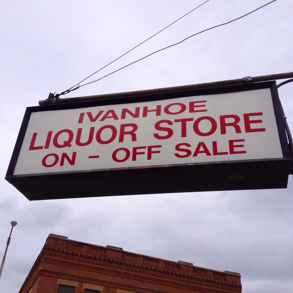 liquor store sign
